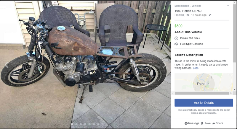 The punctured, repaired and left dented tank seems concerning. Extra judgement, the guy’s facebook profile paints him to be a douche bag.